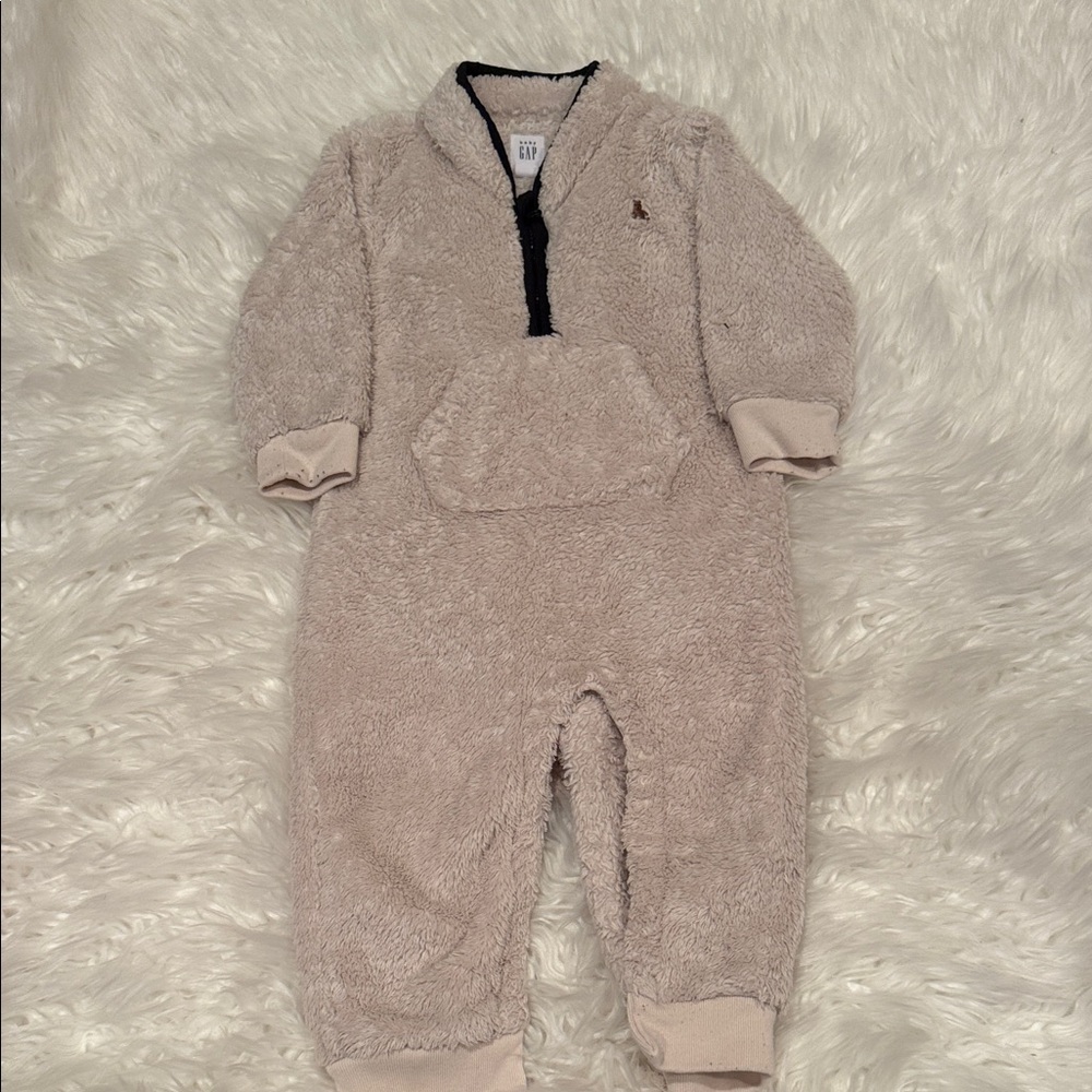 GAP Soft Beige Kids Footie